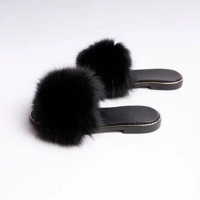 Women’s summer Fox fur sandals